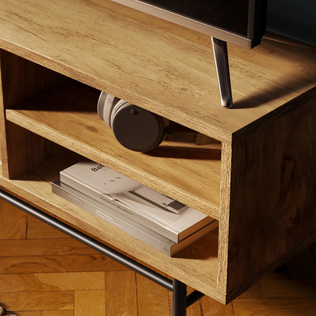 Bryant Small Tv Unit for Tvs Up To 40 Mango Wood Effect – image 4