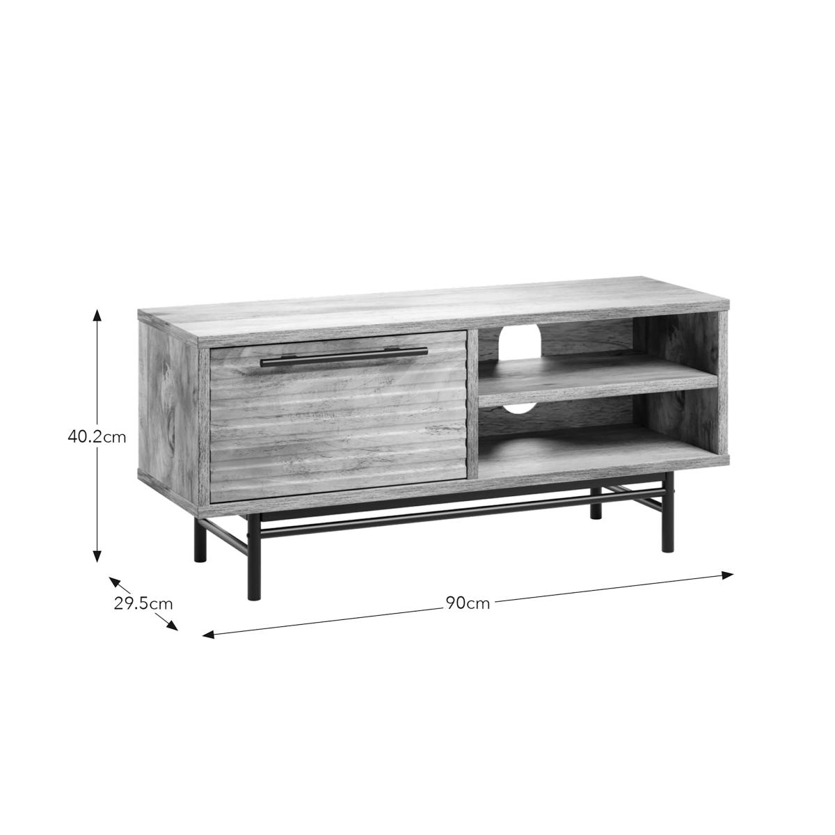 Bryant Small Tv Unit for Tvs Up To 40 Mango Wood Effect – image 6