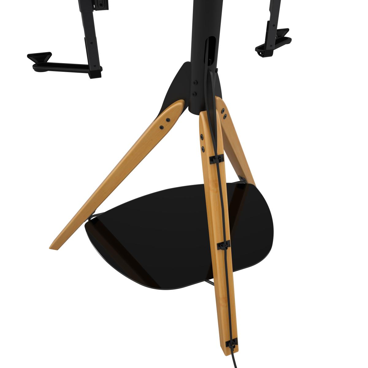 AVF Hoxon Tripod TV Stand with Soundbar Mount Light Wood – image 5