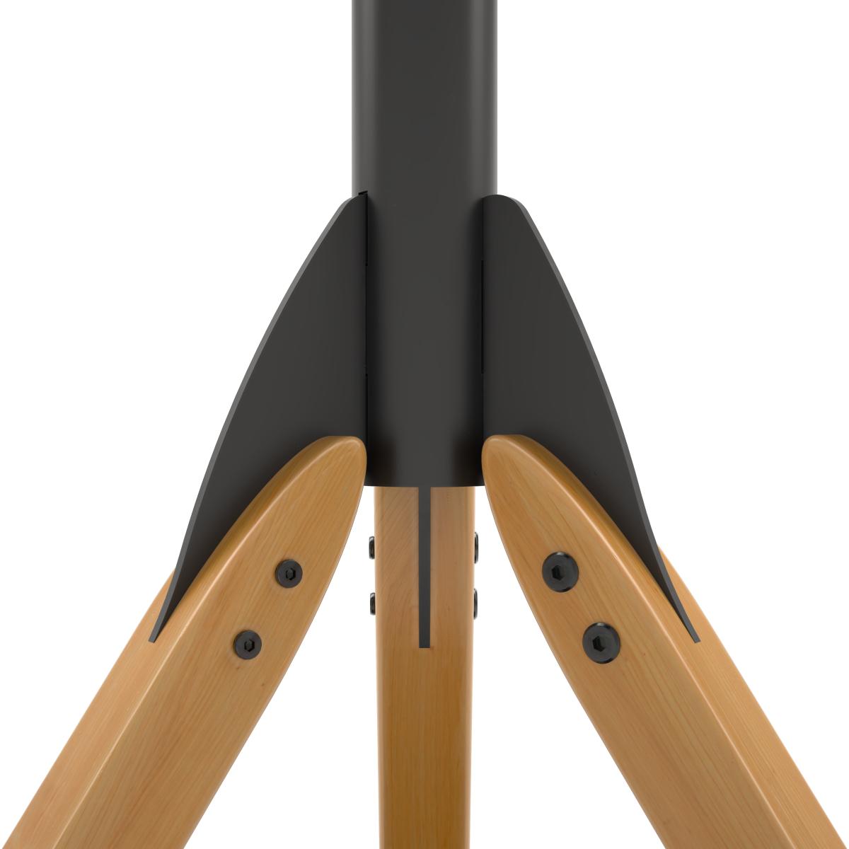 AVF Hoxon Tripod TV Stand with Soundbar Mount Light Wood – image 7