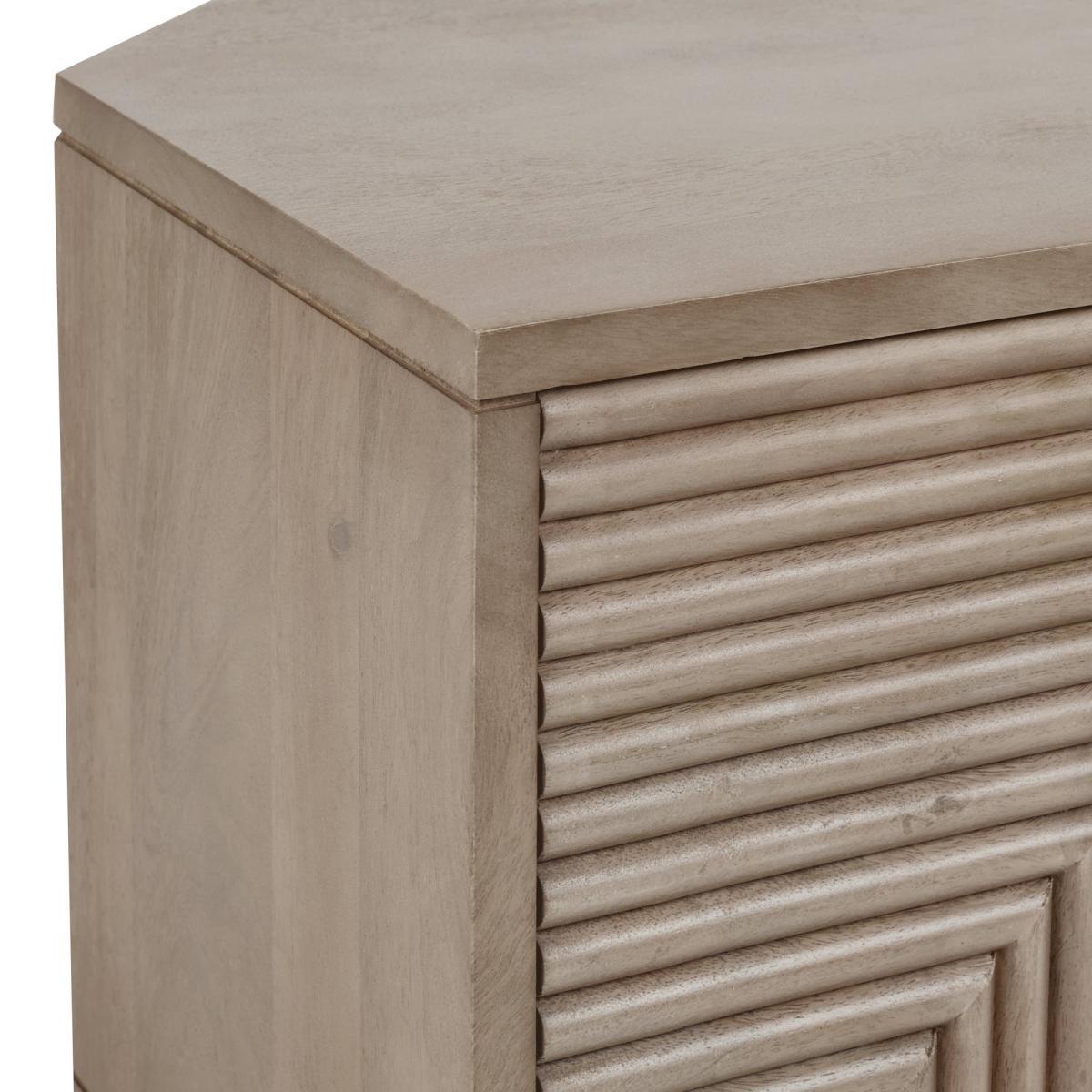 Priya Corner TV Stand Wood (Brown) – image 7