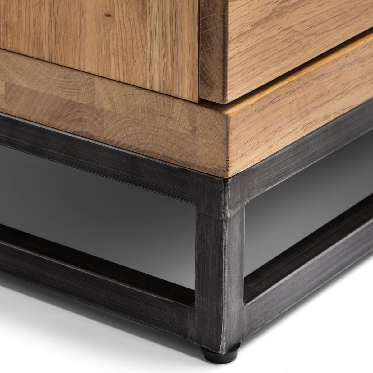 Brooklyn Oak TV Stand Mid Oak (Brown) – image 6
