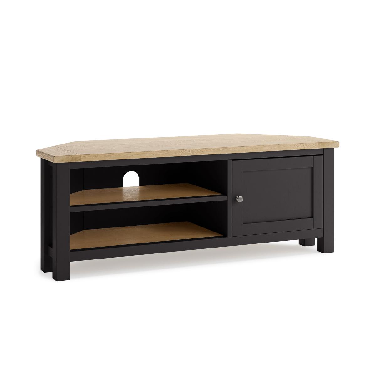 Olney Corner TV Unit for TVs up to 55" Charcoal – image 6