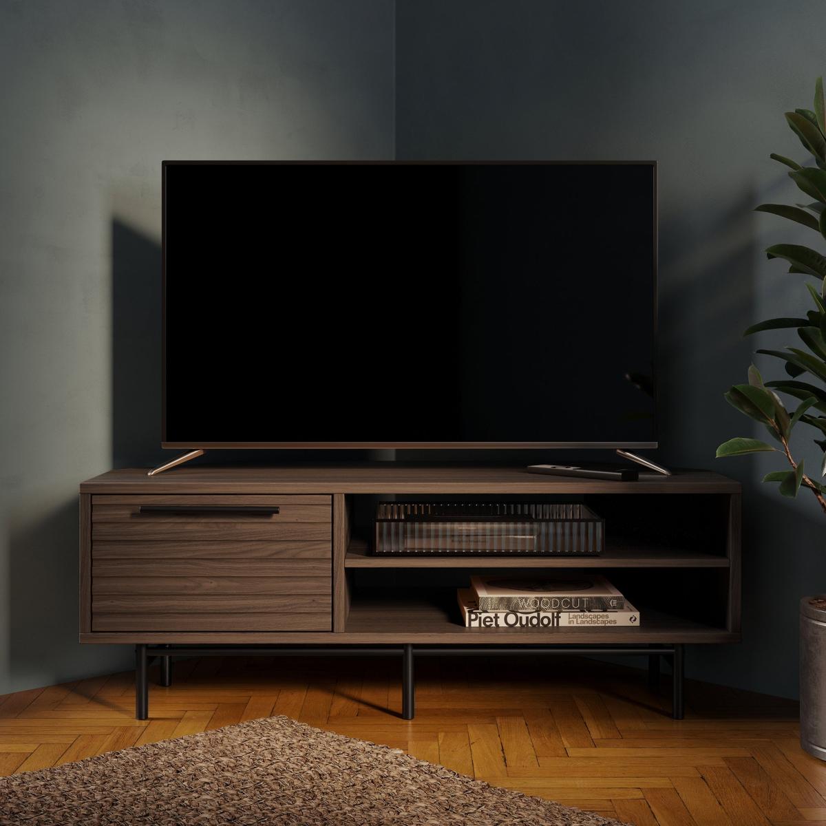 Bryant Wooden Corner TV Stand for TVs up to 50" Walnut – image 2