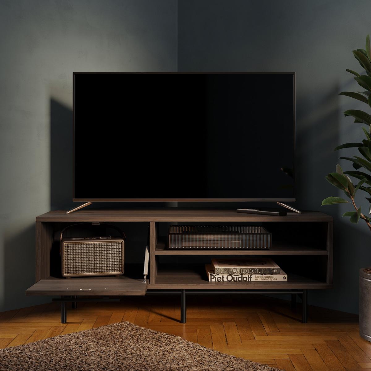 Bryant Wooden Corner TV Stand for TVs up to 50" Walnut – image 3
