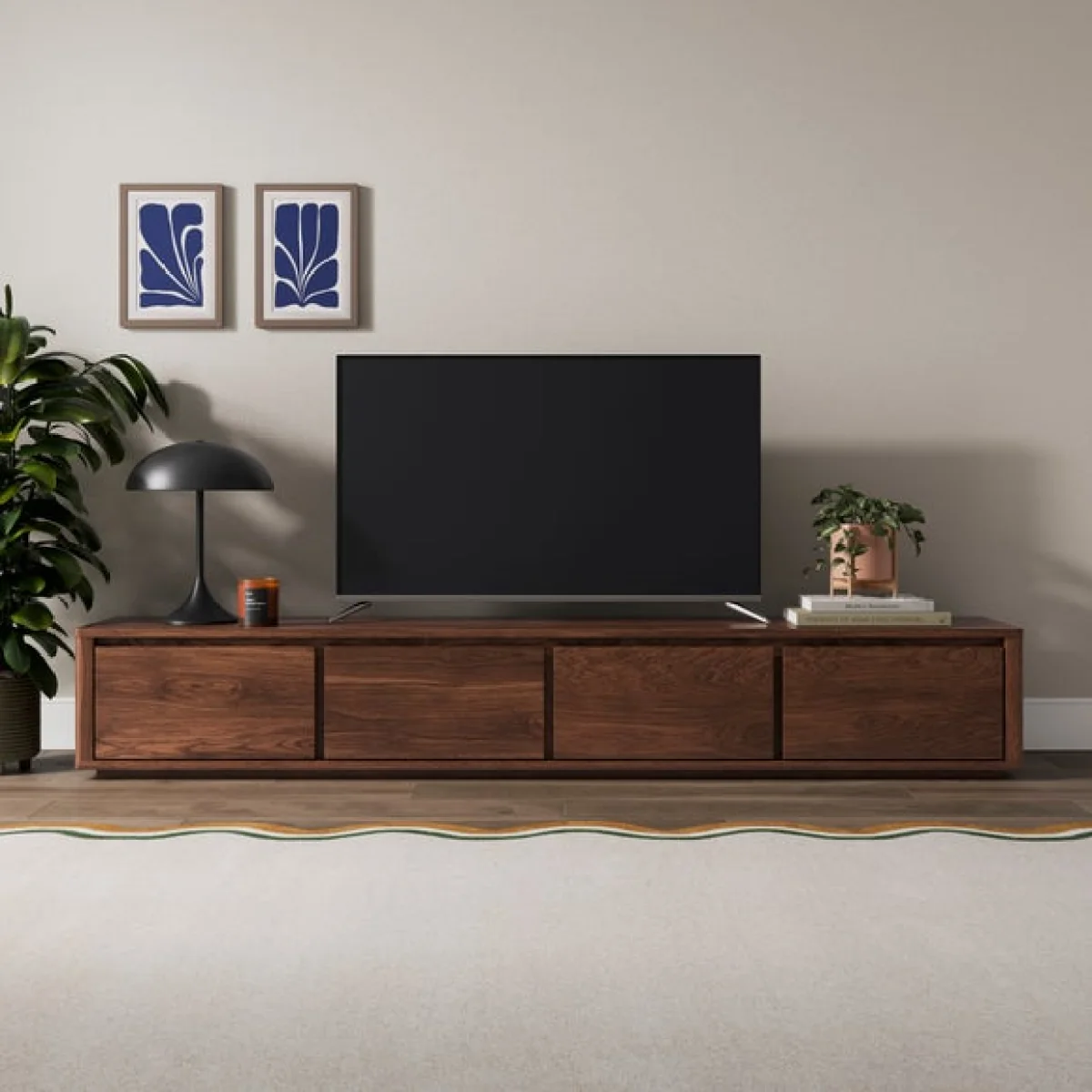 Malik Low Super Wide TV Unit for TVs up to 85" – image 1