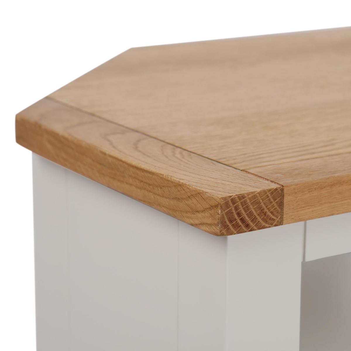 Bromley Grey Corner TV Stand Grey – image 7