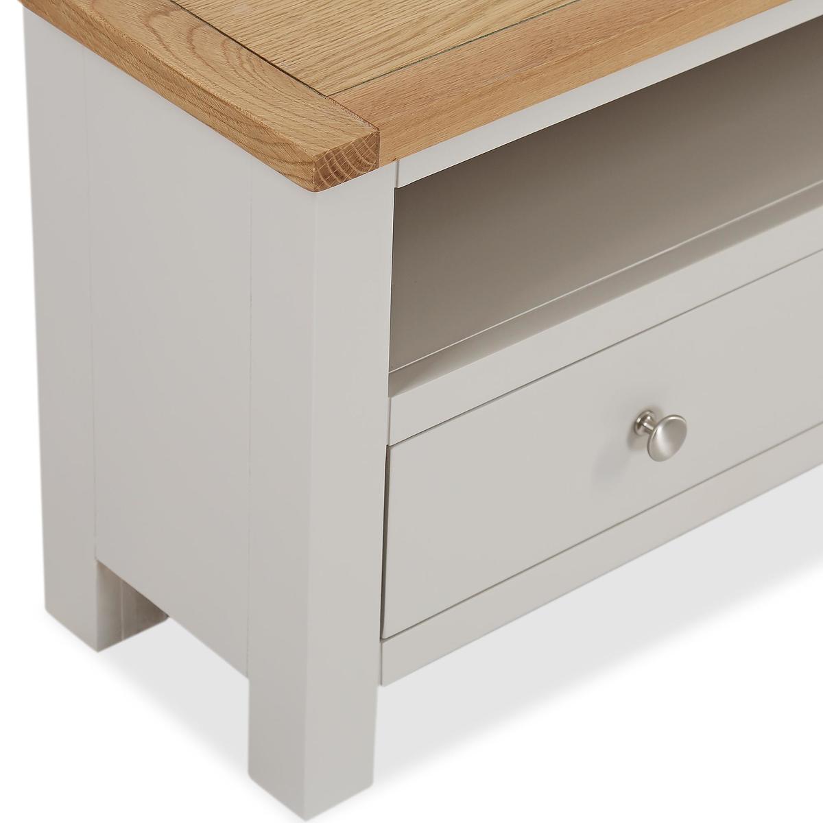 Bromley Grey Corner TV Stand Grey – image 8