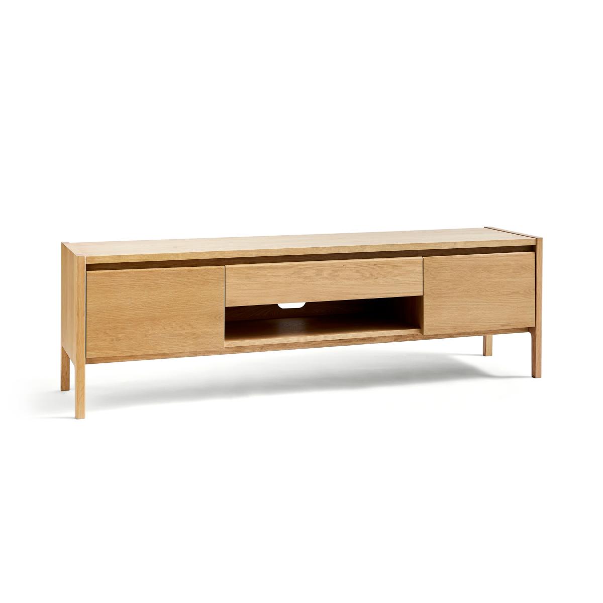 Elements Holmes Extra Wide Tv Unit for Tvs Up To 80, Oak Oak – image 5