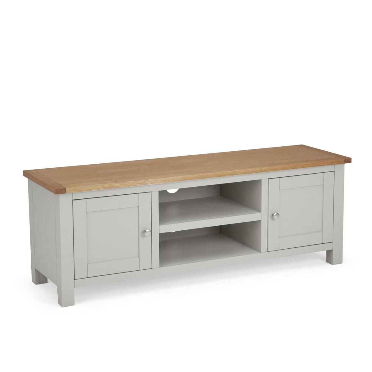 Bromley Grey Wide TV Stand Grey – image 3