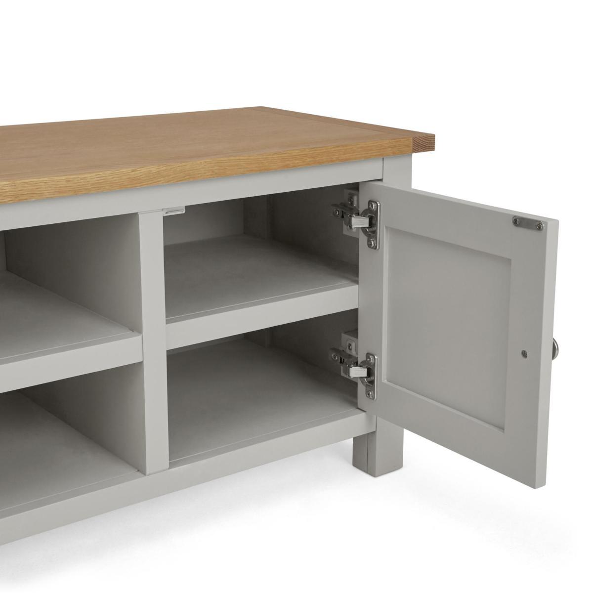 Bromley Grey Wide TV Stand Grey – image 5
