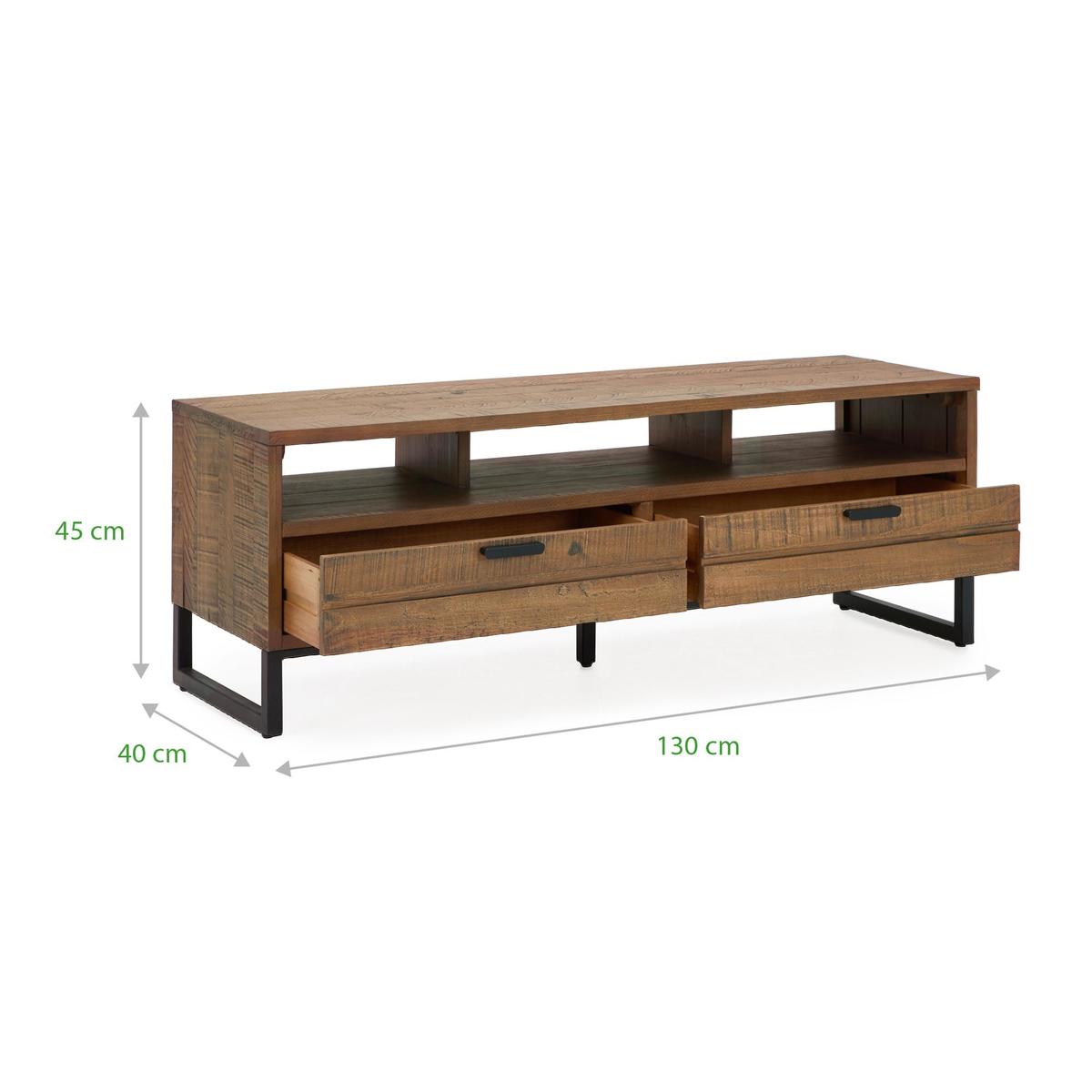 Jackson Wide TV Stand Pine – image 5