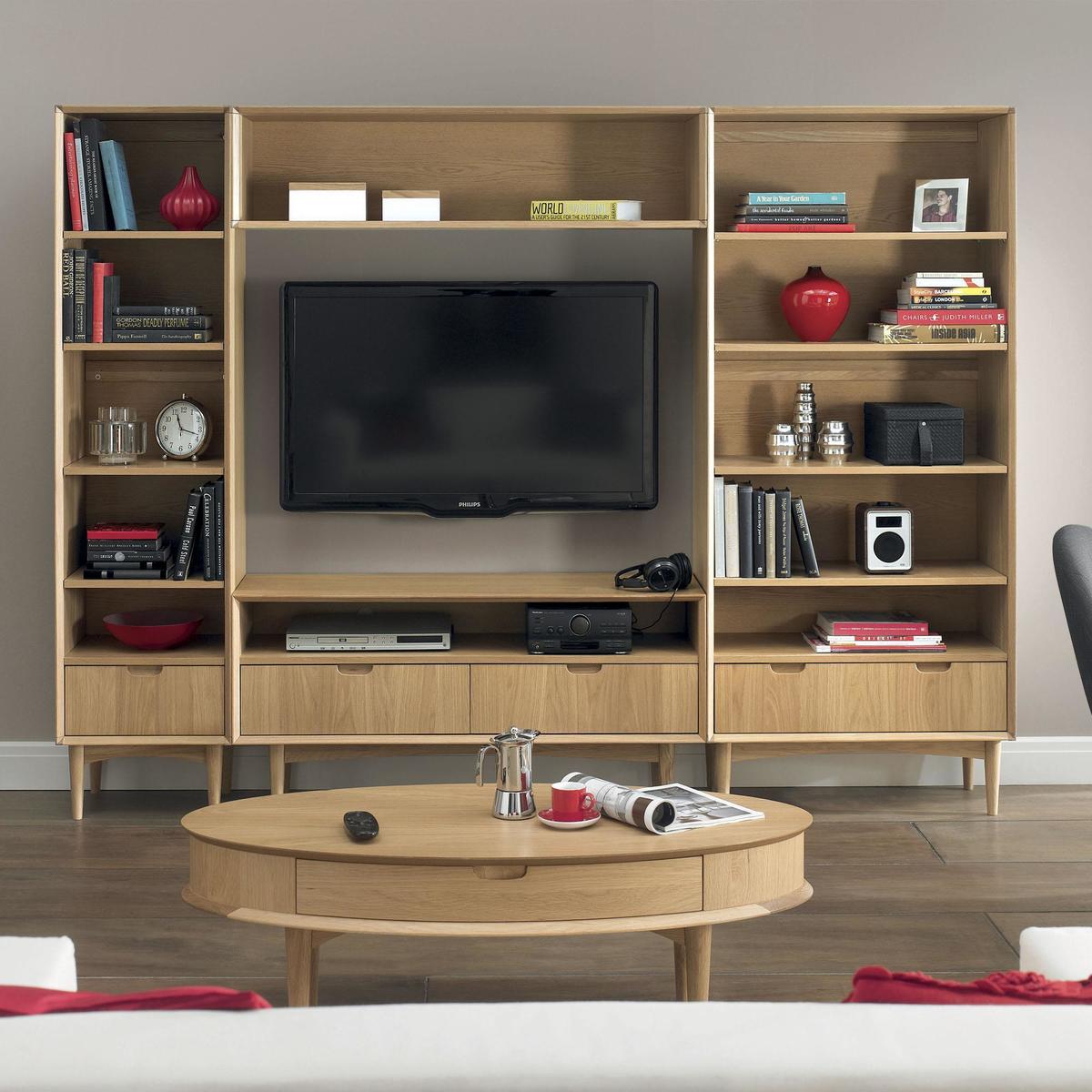 Skandi Oak TV Stand Light Brown / Natural – image 4