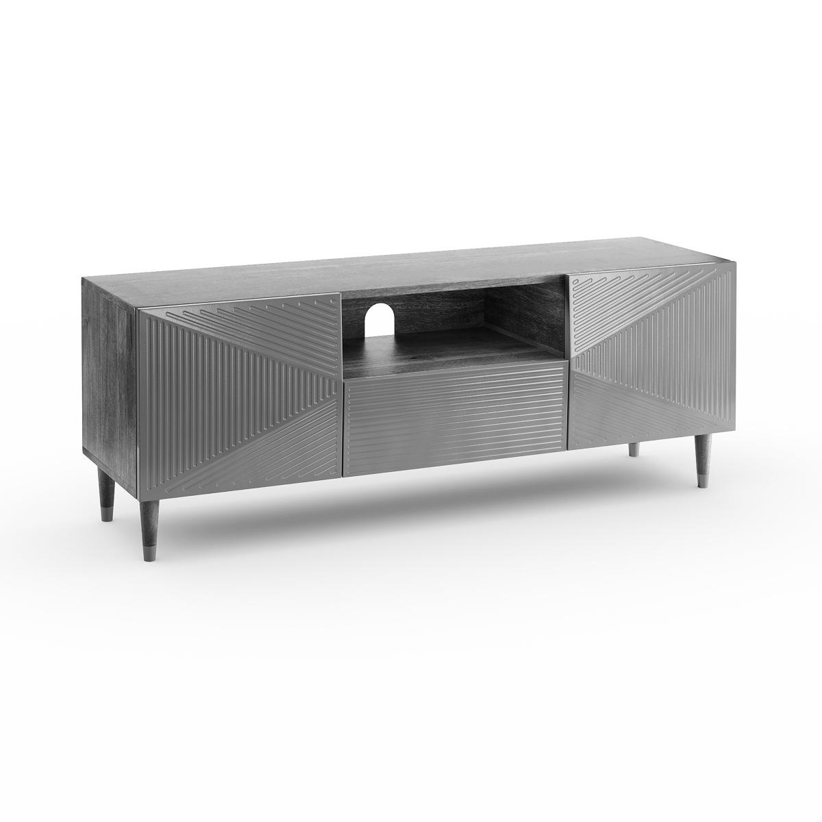 Imara Wide Mango Wood TV Unit Brown – image 7
