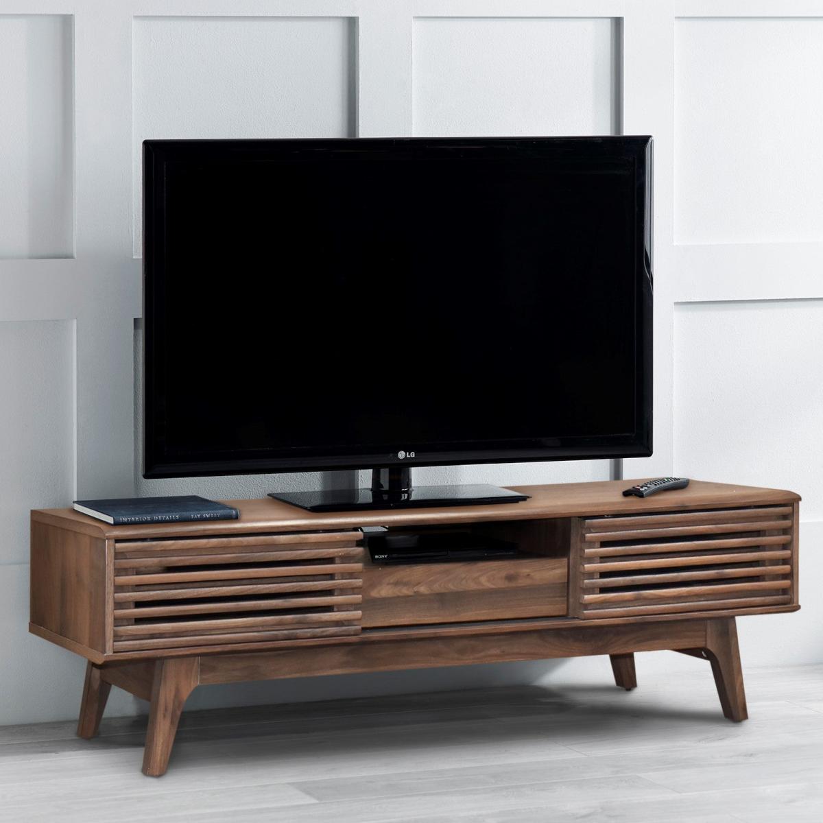 Copen Wide TV Stand Walnut – image 1