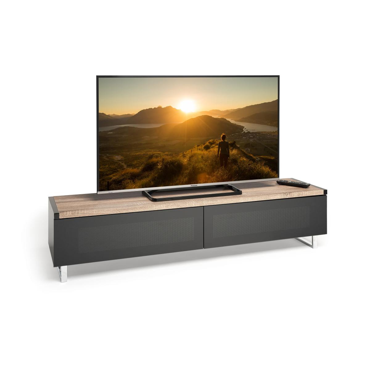 Panorama Reversible Top Wide TV Stand, 160cm Grey – image 4