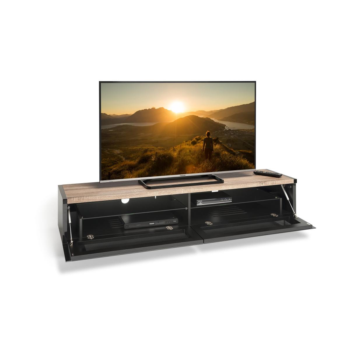 Panorama Reversible Top Wide TV Stand, 160cm Grey – image 5