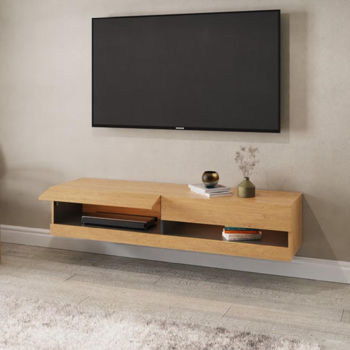 Return - Delta 150cm Floating Wall TV Unit with LEDs for TVs up to 65" – image 2