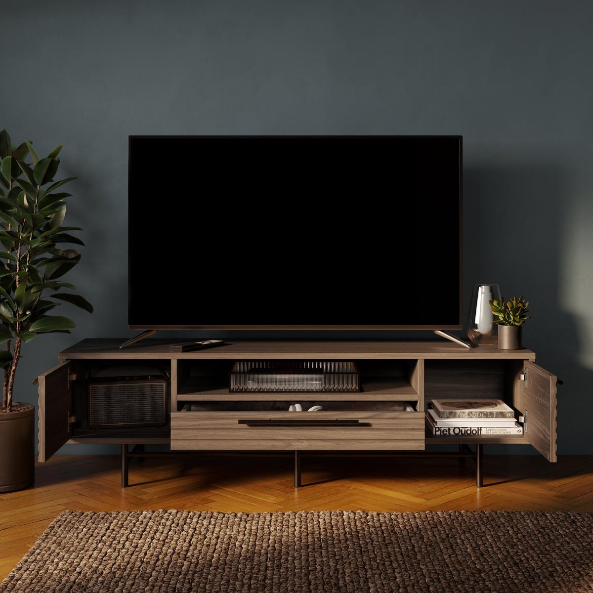 Bryant Wide TV Unit for TVs up to 60" Walnut – image 2