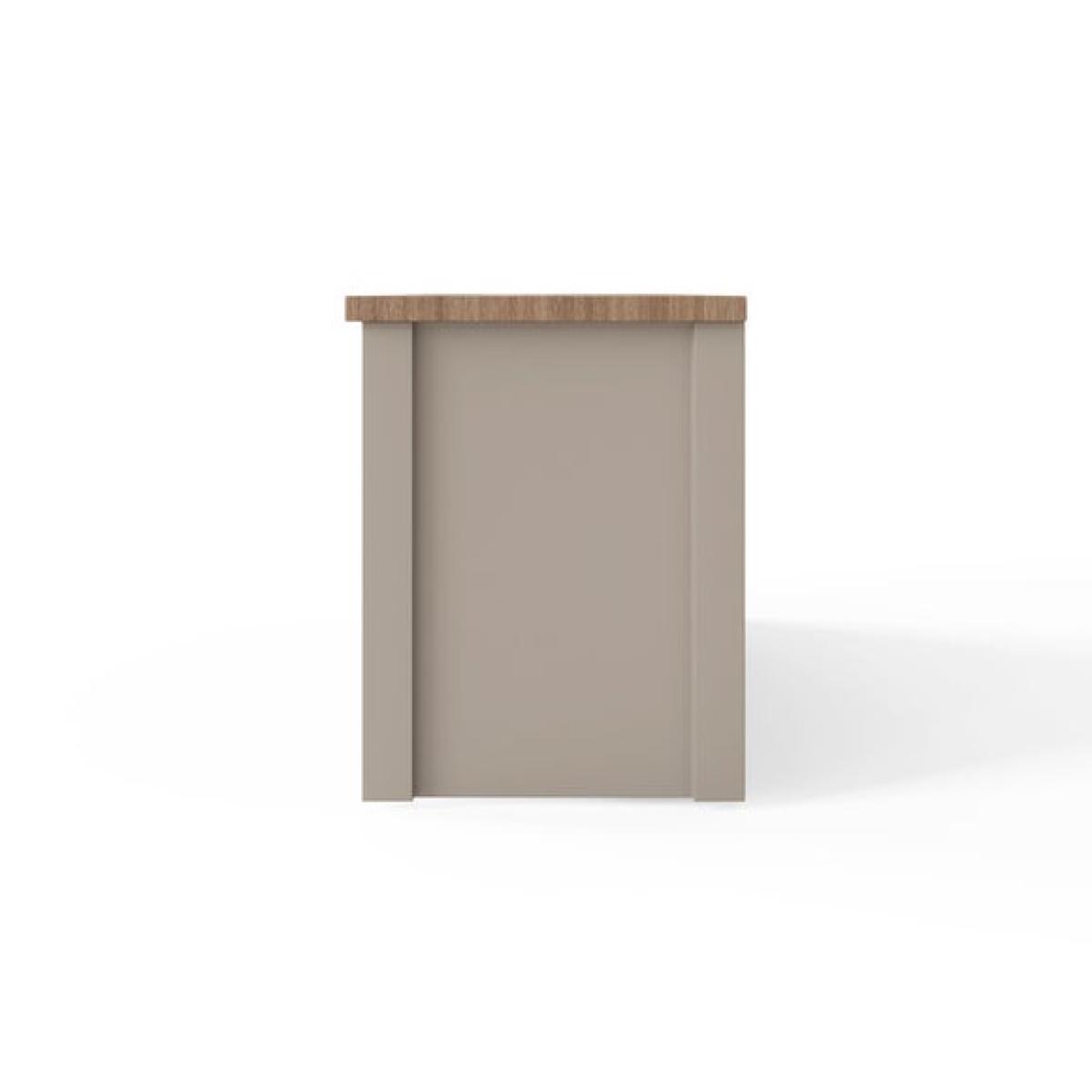 Return - Lancaster Compact TV Unit, Grey and Oak for TVs up to 42" – image 6
