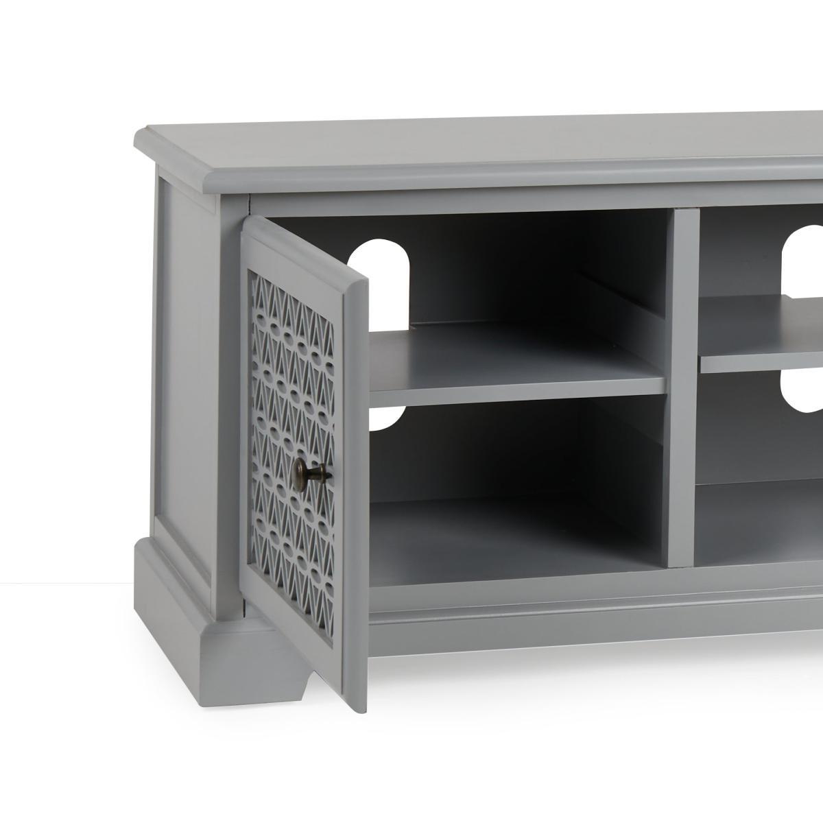 Carys Wide TV Unit Grey – image 3