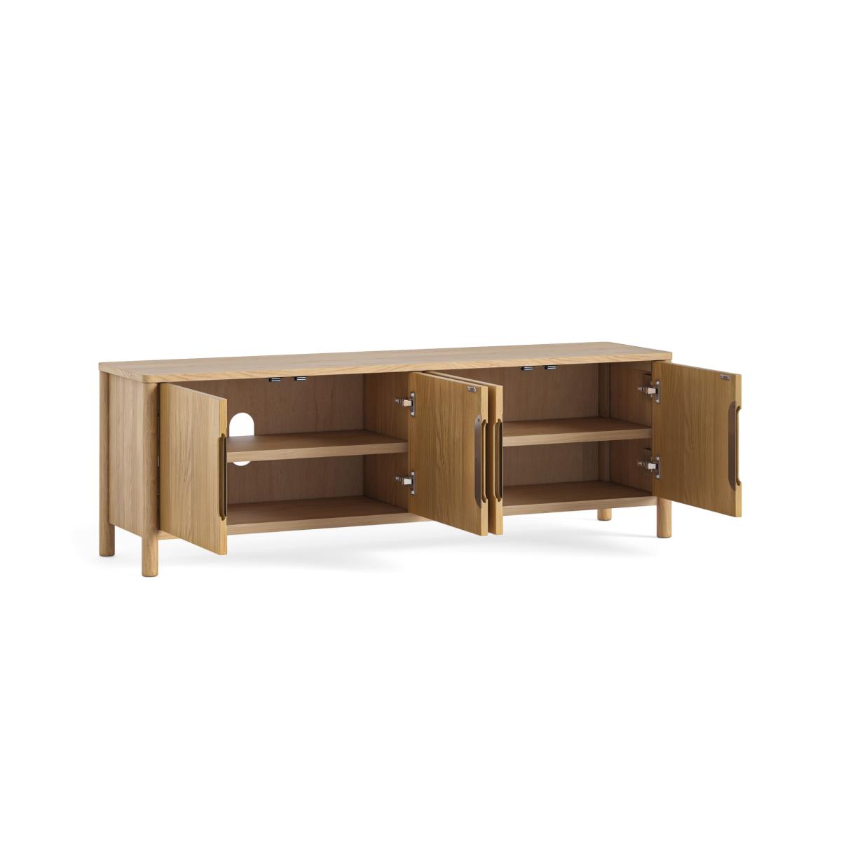 Florida Tv Unit for Tvs Up To 80 Natural – image 2