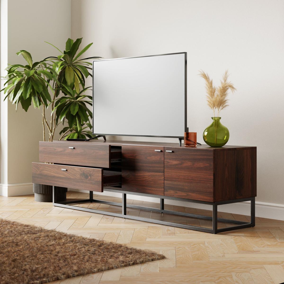 Victor Extra Wide Tv Unit for Tvs Up To 65 Natural – image 3