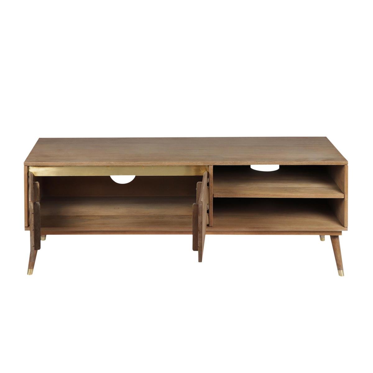 Dalia Wide TV Stand Light Wood – image 4