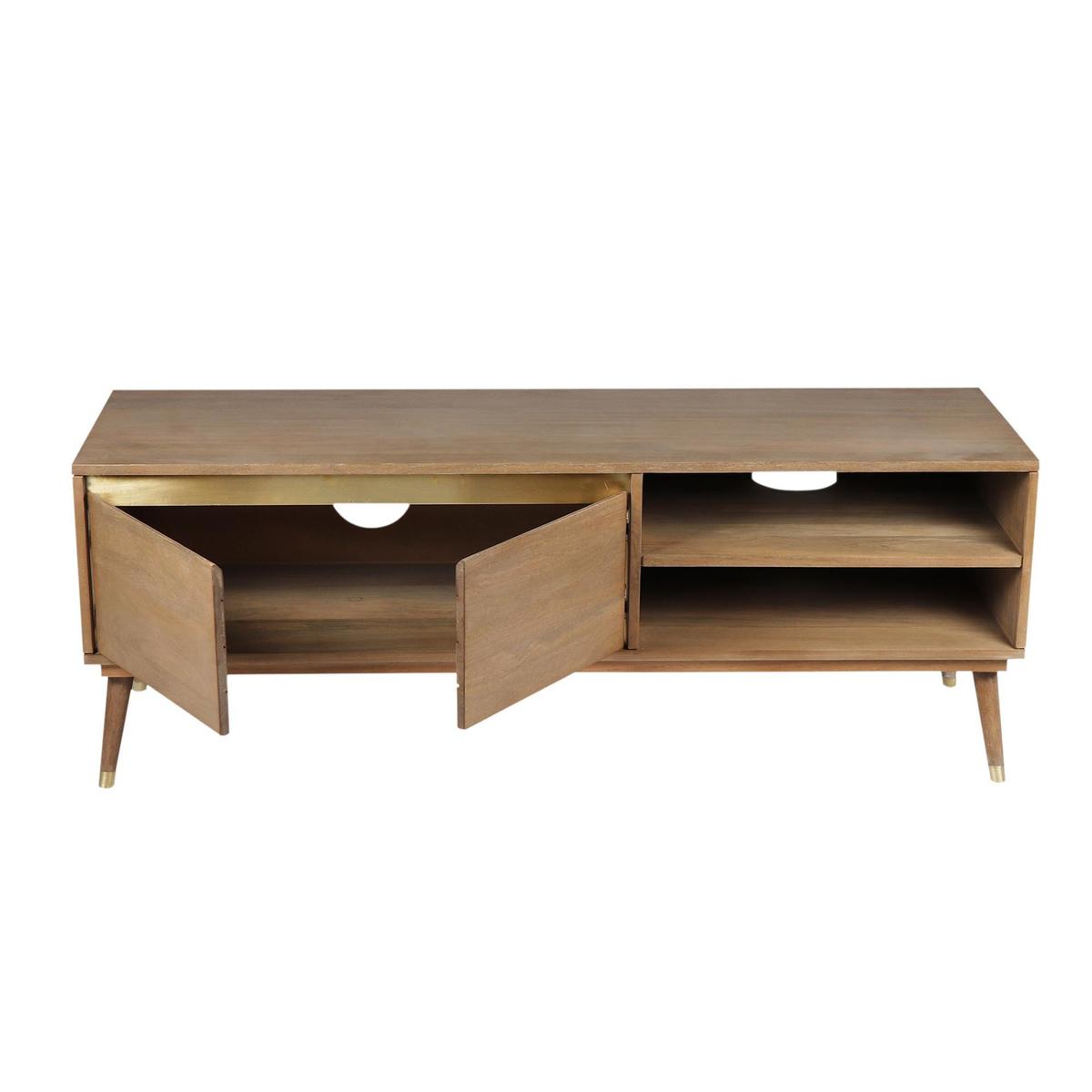 Dalia Wide TV Stand Light Wood – image 5