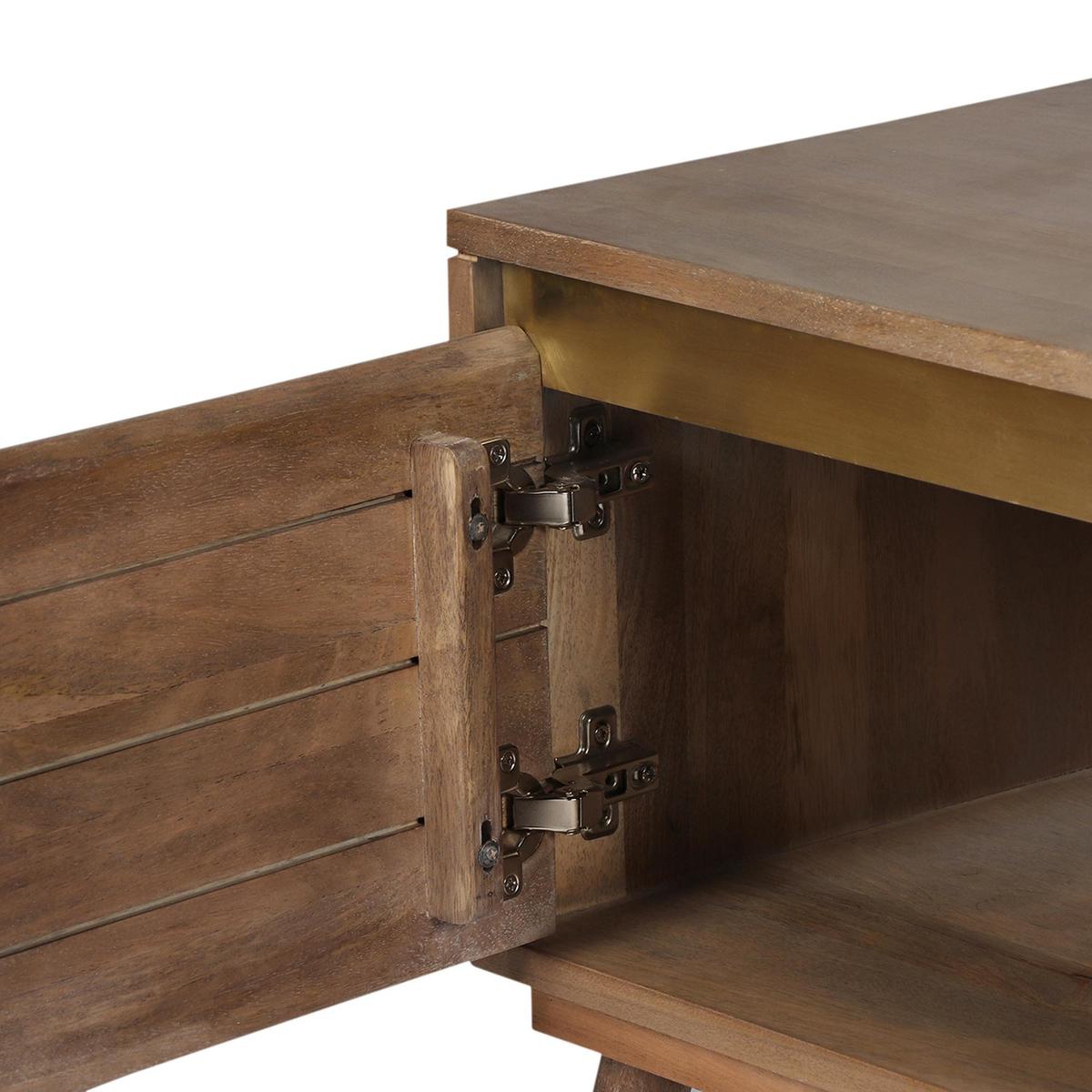 Dalia Wide TV Stand Light Wood – image 7