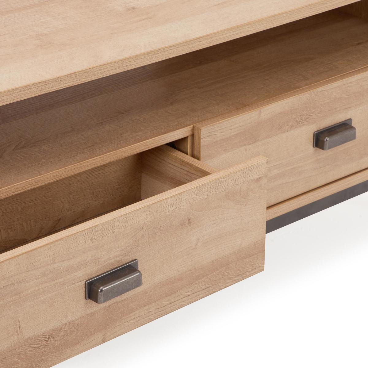 Fulton Oak Effect Corner TV Stand Light Oak – image 6