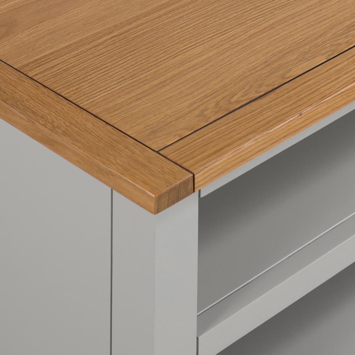 Bromley Open Corner TV Unit Grey Grey – image 7