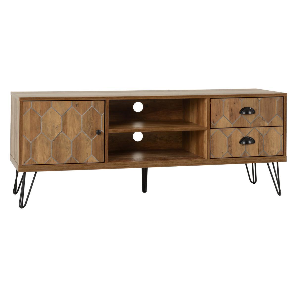 Ottawa TV Stand Mid Oak (Brown) – image 2
