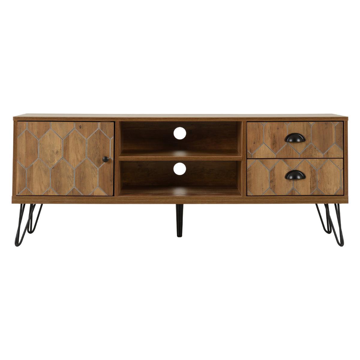 Ottawa TV Stand Mid Oak (Brown) – image 4