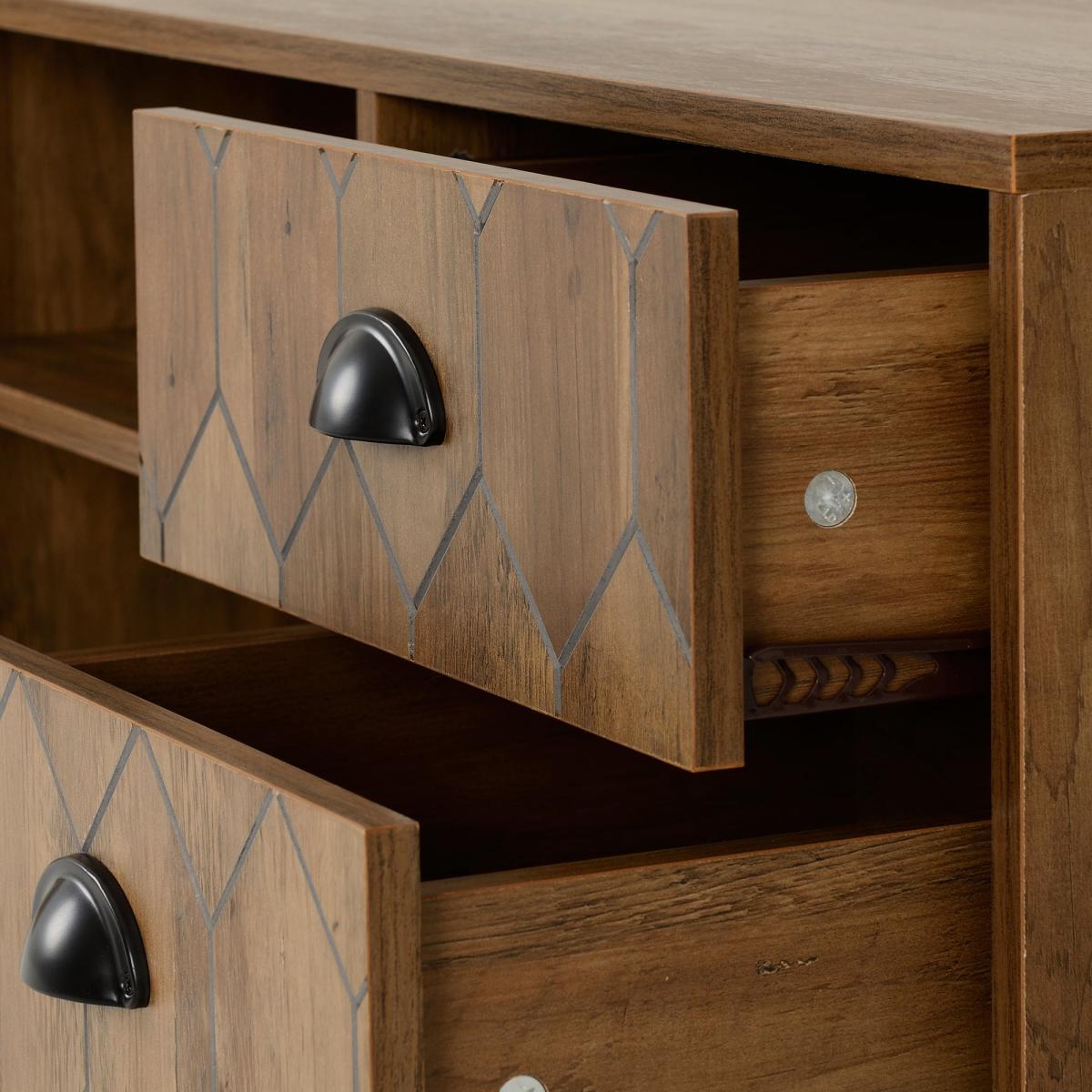 Ottawa TV Stand Mid Oak (Brown) – image 7