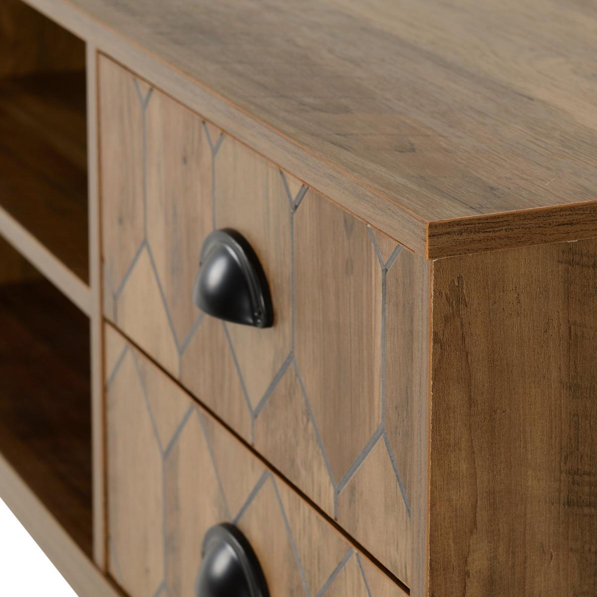 Ottawa TV Stand Mid Oak (Brown) – image 9