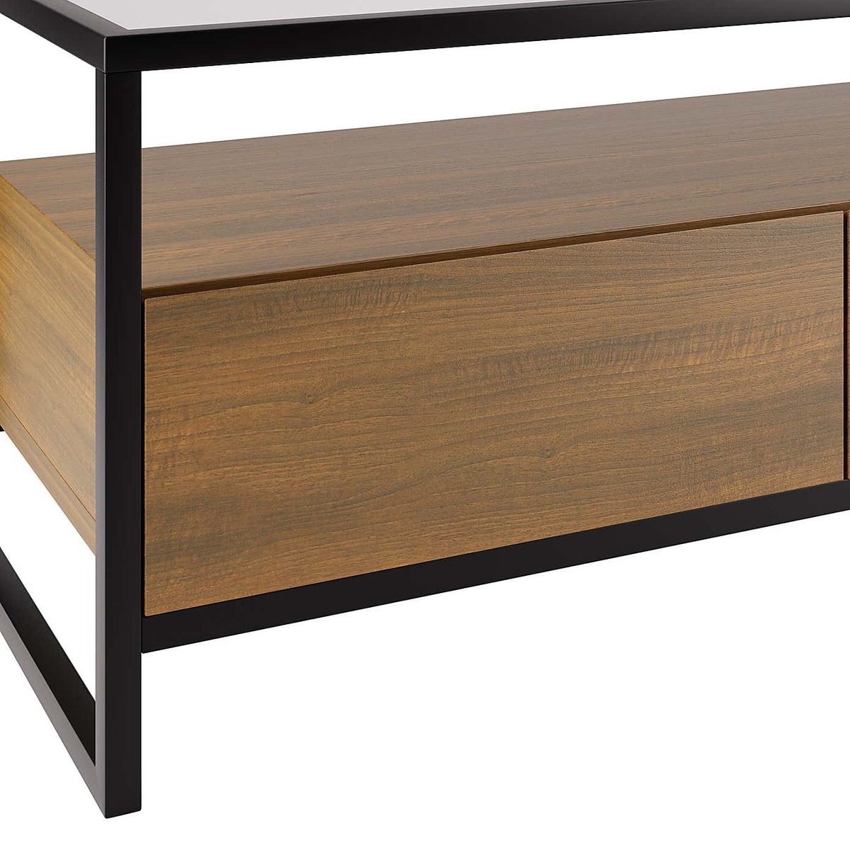 Dillon Oak Extra Wide TV Stand Wood (Brown) – image 4