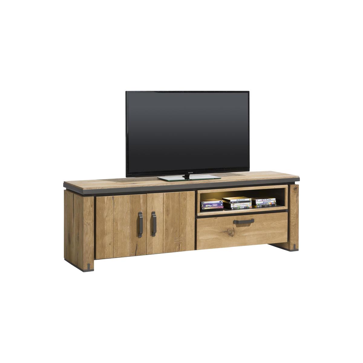 Baltimore Large TV Unit - Brown - By Furniture Village – image 2