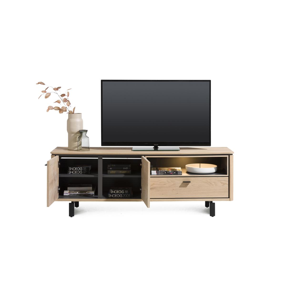 Habufa - Montreal 2 Door TV Unit - Choco Brown – image 3