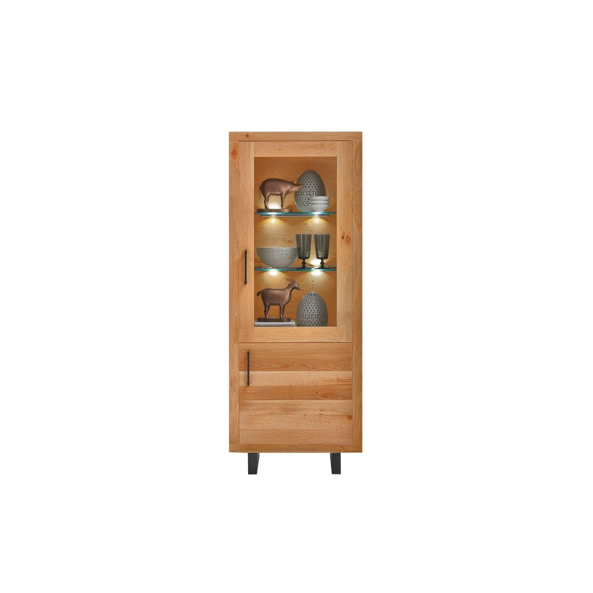 Bodahl - Terra Large Media Set with Large TV Unit, Small Display Cabinet and 180cm Wall Shelf - Brown – image 3