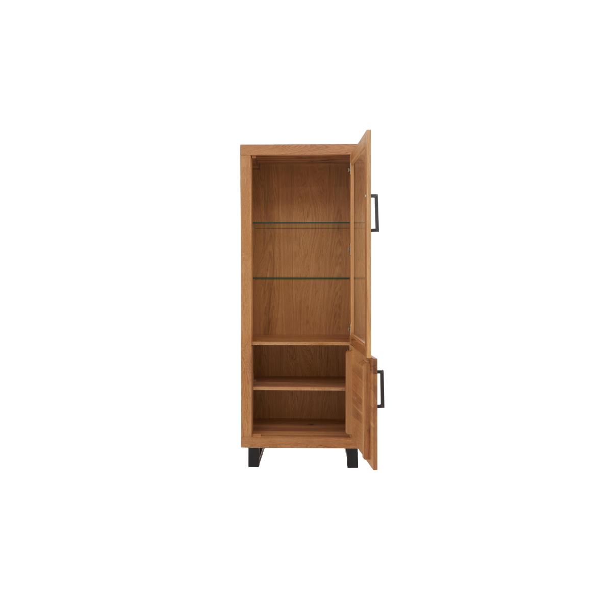 Bodahl - Terra Large Media Set with Large TV Unit, Small Display Cabinet and 180cm Wall Shelf - Brown – image 7
