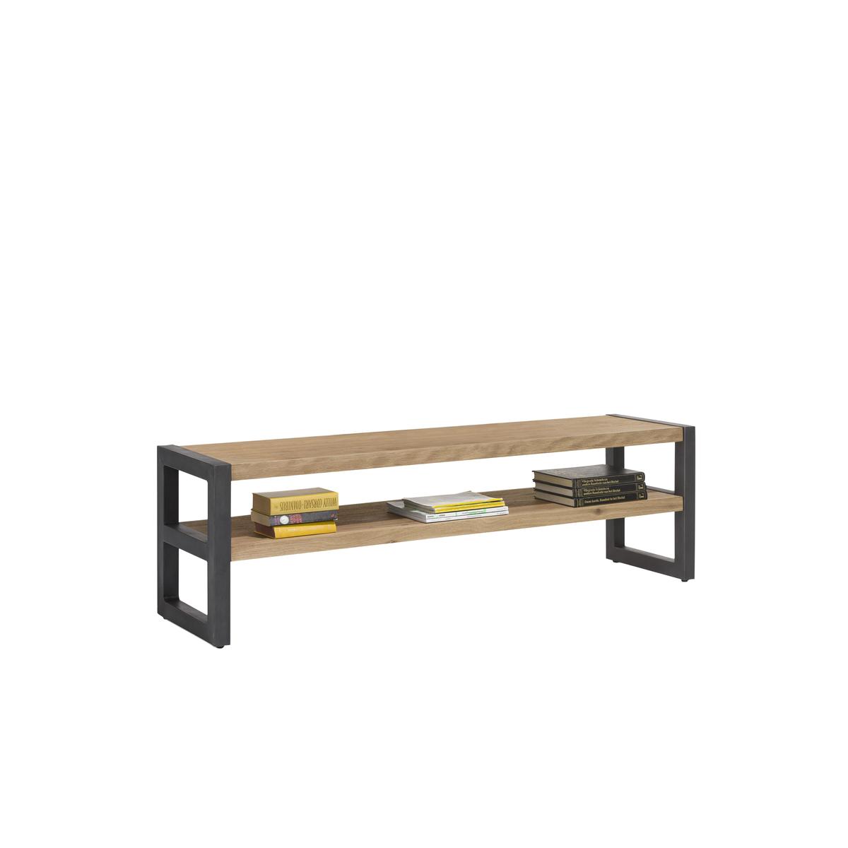 Habufa - Detroit TV Stand 1 Shelf - Brown – image 2