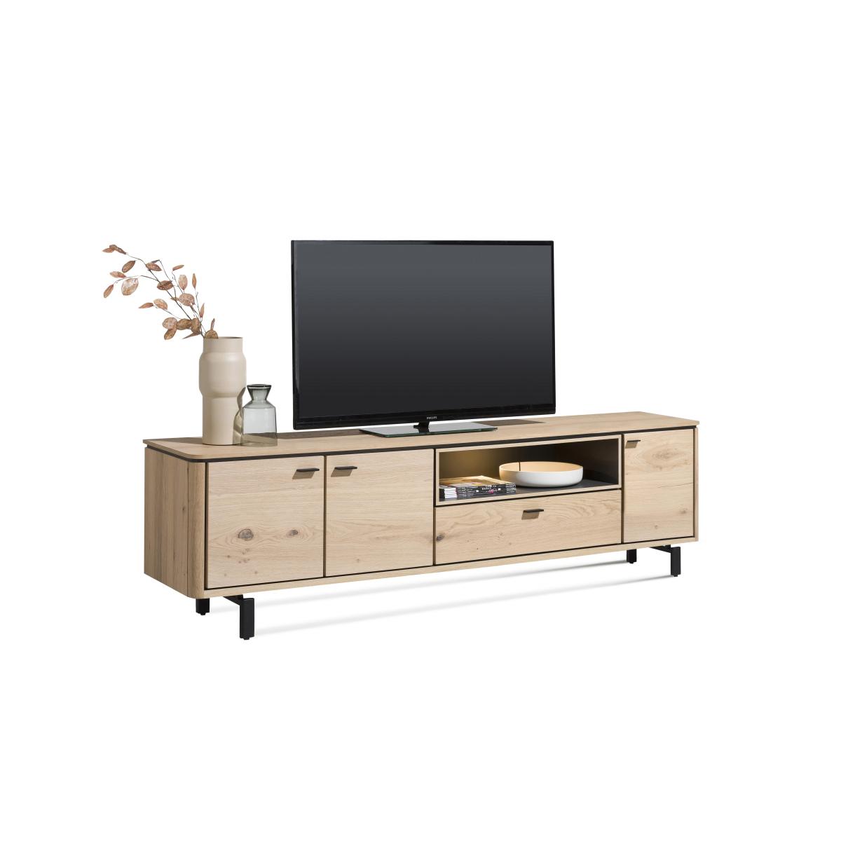Habufa - Montreal 3 Door TV Unit - Choco Brown – image 2