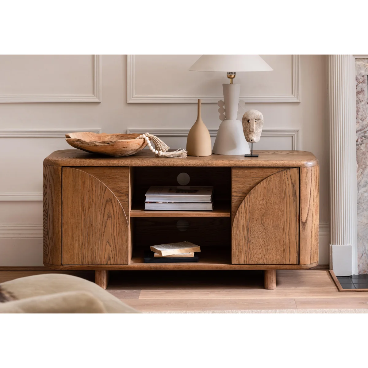 Pien Oak TV Cabinet - Living Room Furniture - In Time for Christmas – image 2