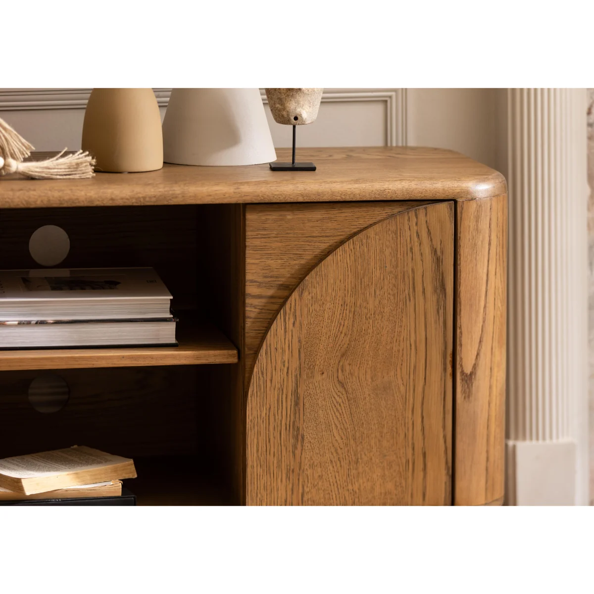 Pien Oak TV Cabinet - Living Room Furniture - In Time for Christmas – image 4
