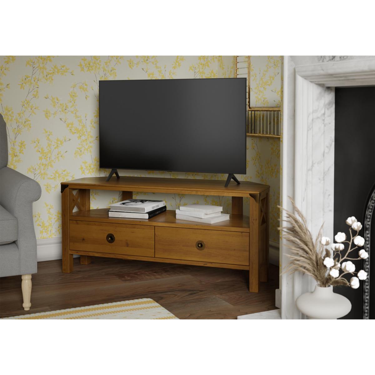 Laura Ashley - Balmoral 2 Drawer Corner TV Unit – image 2