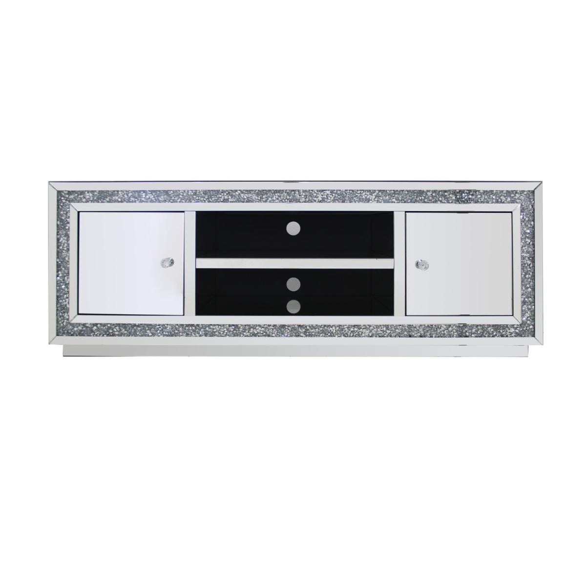 Mirrored Crushed Diamond TV Unit - TV's up to 65 - Jade Boutique – image 2