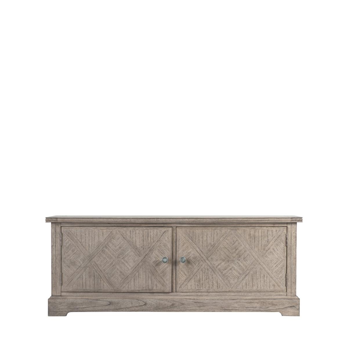 Wooden Farmhosue Media Unit with 2 Doors Maverick- Caspian House – image 2