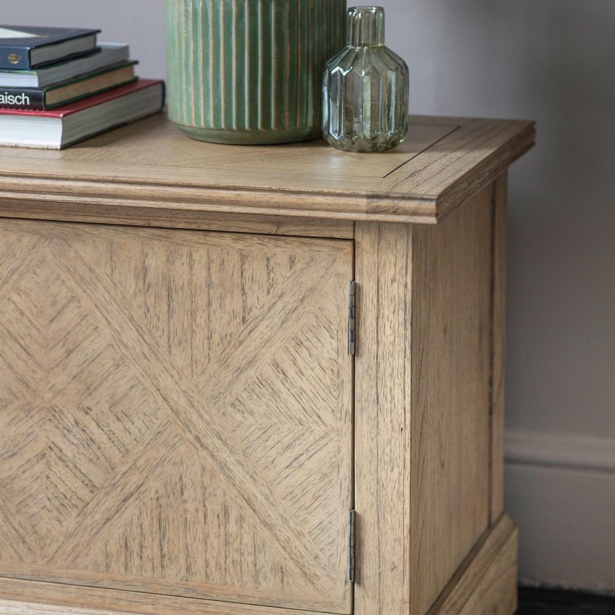 Wooden Farmhosue Media Unit with 2 Doors Maverick- Caspian House – image 3