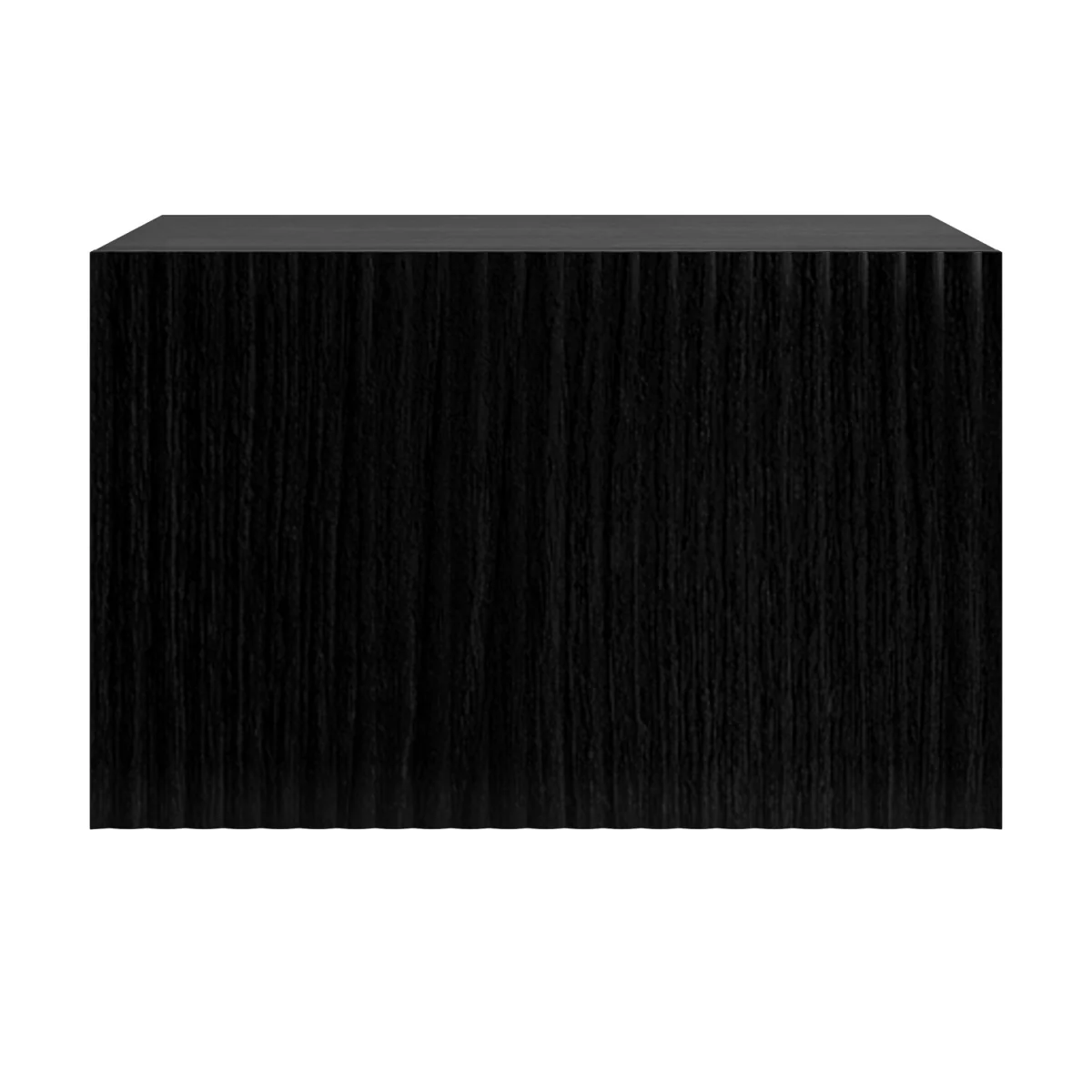 Multifunctional Large Black Ribbed Floating TV Stand with Storage - TV's up to 85 - Hazel – image 7